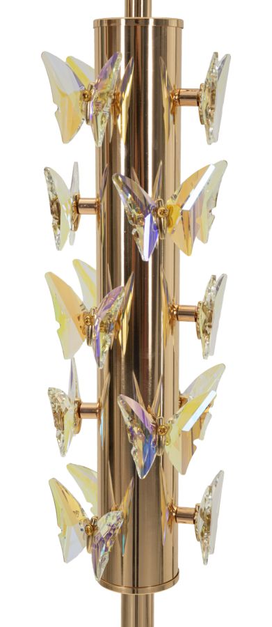 BUTTERFLY FLOOR LAMP – Guld gulvlampe (Ø45 x 157 cm)