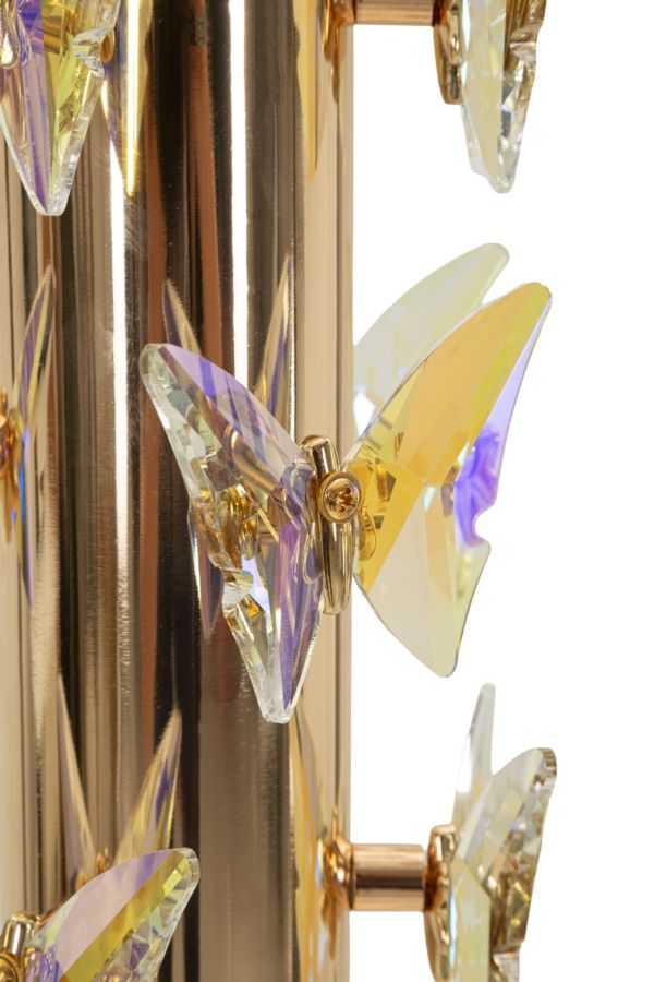 BUTTERFLY FLOOR LAMP – Guld gulvlampe (Ø45 x 157 cm)