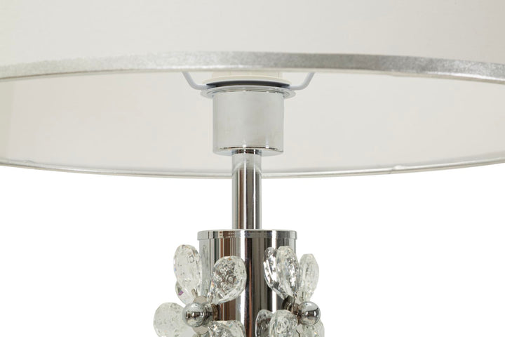 FLOWER FLOOR LAMP – Sølv gulvlampe (Ø45 x 157 cm)