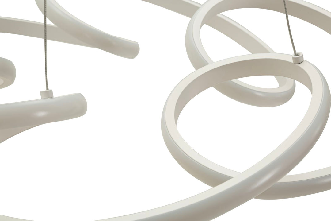 GLOVY LED CEILING LAMP – Hvid pendel (Ø55 x 120 cm)