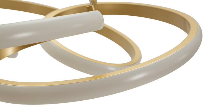 GLOVY LED CEILING LAMP – Pendel i satin guld (Ø55 x 120 cm)