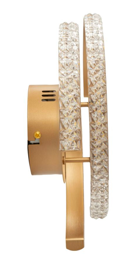 LED WALL LAMP DOUBLE C – Væglampe med 3 lysfarver (41 x 8,5 x 24 cm)