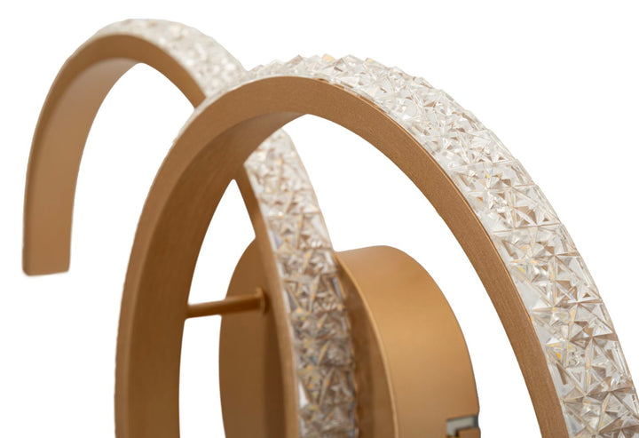 LED WALL LAMP DOUBLE C – Væglampe med 3 lysfarver (41 x 8,5 x 24 cm)