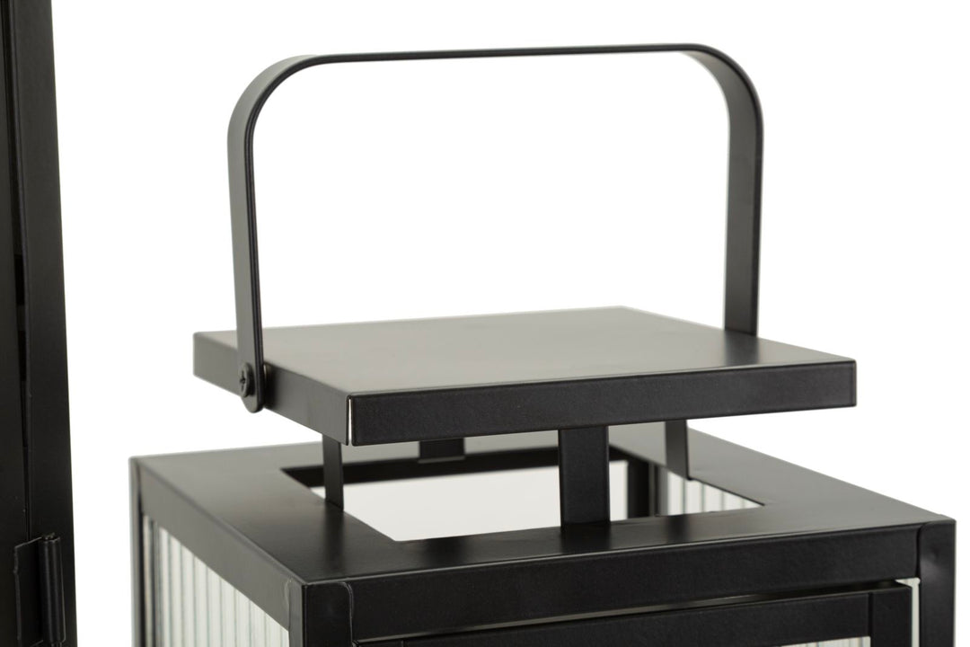 ANDROMEDA LANTERN – Sæt med 3 lanterner i sort metal