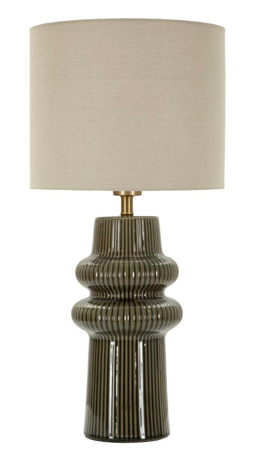 HARMONY TABLE LAMP – Grøn bordlampe (Ø30 x 64,5 cm)