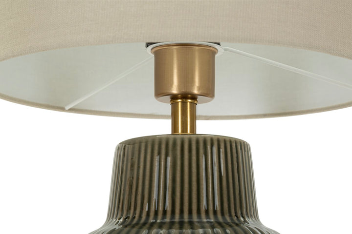 HARMONY TABLE LAMP – Grøn bordlampe (Ø30 x 64,5 cm)