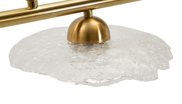 EMILY 5 LIGHT CEILING LAMP – Loftlampe i transparent glas (100 x 24 x 18 cm)