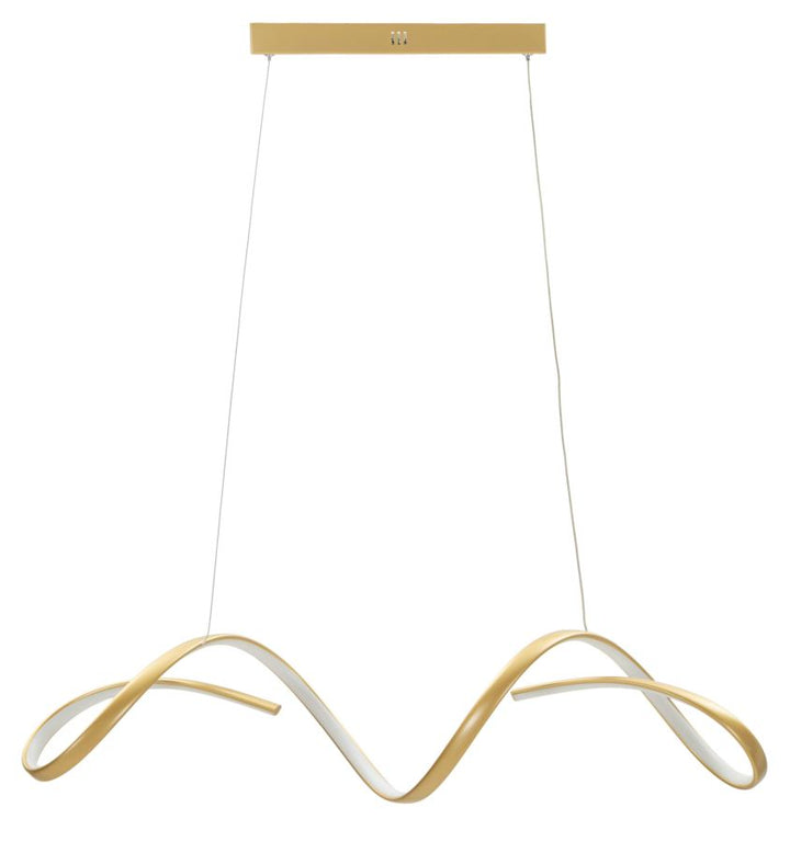 LED CEILING LAMP – Pendel i guld (80 x 20 x 120 cm)