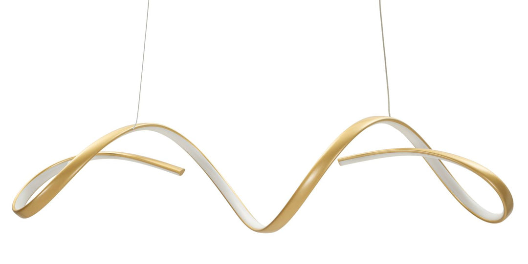 LED CEILING LAMP – Pendel i guld (80 x 20 x 120 cm)