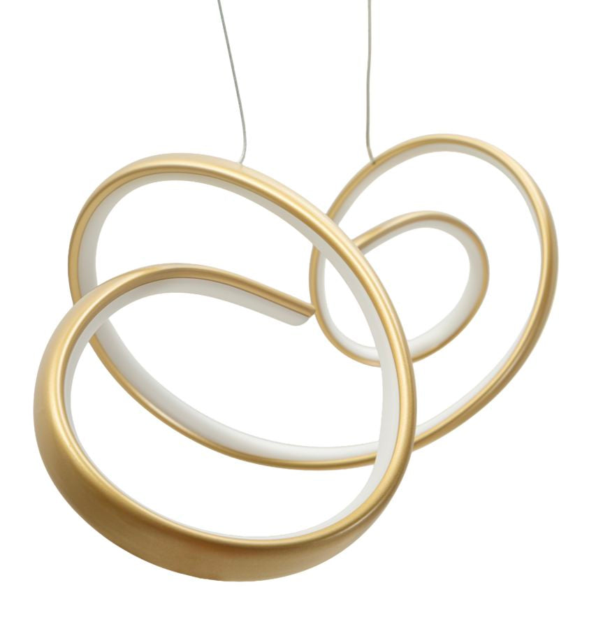 LED CEILING LAMP – Pendel i guld (80 x 20 x 120 cm)