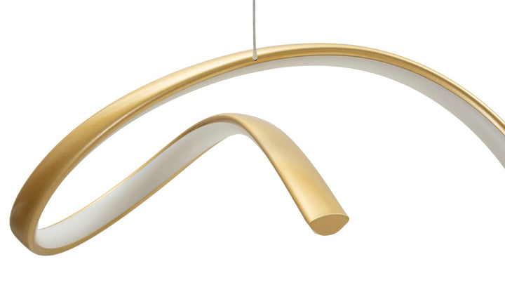 LED CEILING LAMP – Pendel i guld (80 x 20 x 120 cm)