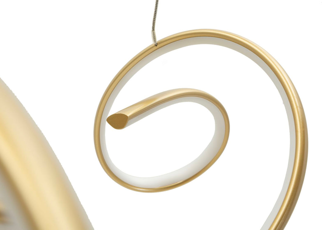 LED CEILING LAMP – Pendel i guld (80 x 20 x 120 cm)