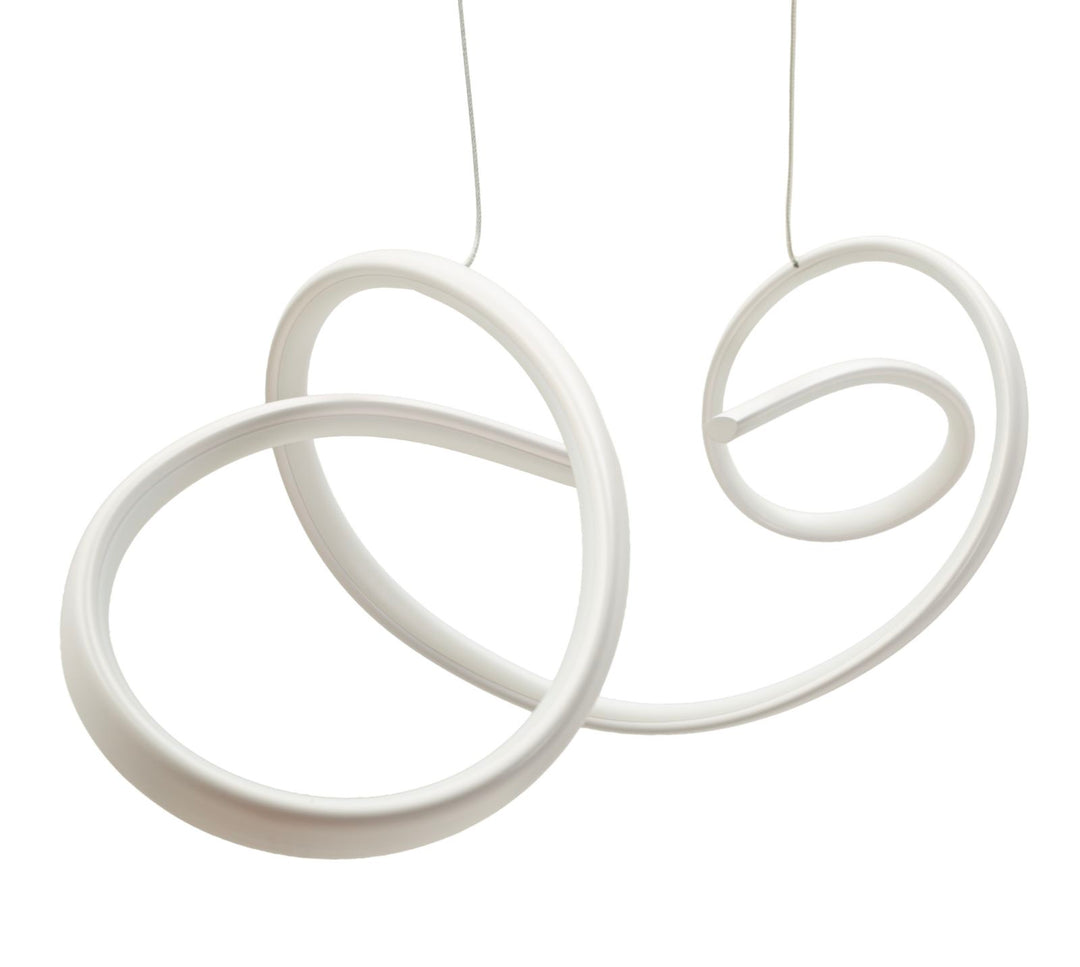 LED CEILING LAMP – Hvid pendel (80 x 20 x 120 cm)