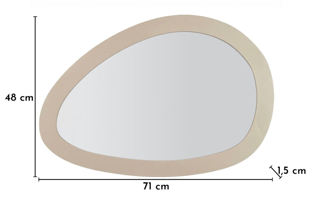 VÆGSPEJL SATURNO DUEGRÅ CM 71X1,5X48