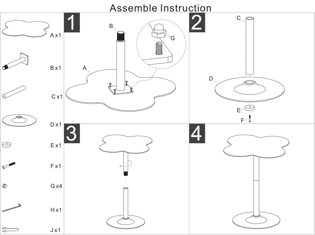 CLOX BARBORD TAIL CM Ø 60X103