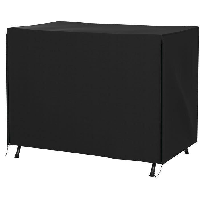 Havegyngeovertræk, beskyttelsesovertræk til verandagynge, vandtæt, 205 x 124 x 164 cm, sort