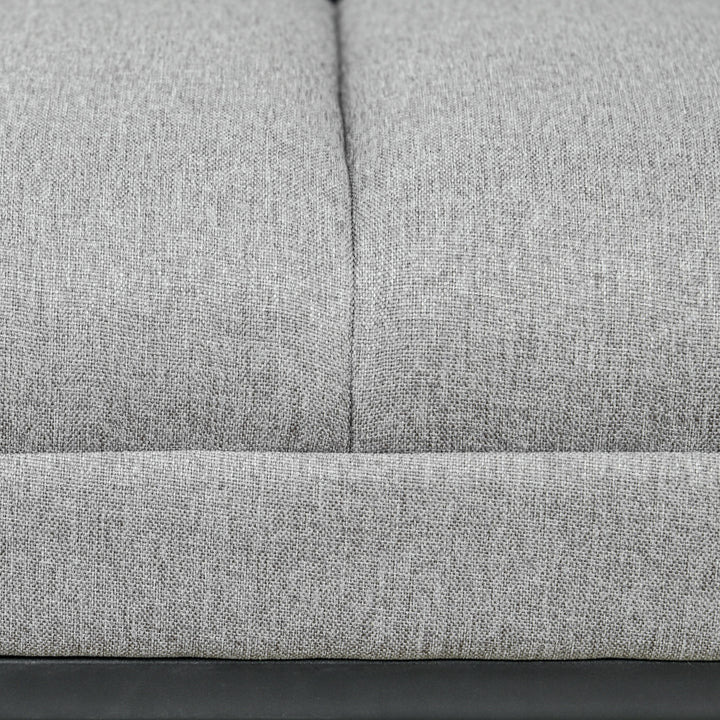 Industrielt design bænk, sengebænk, metalben, pink + sort