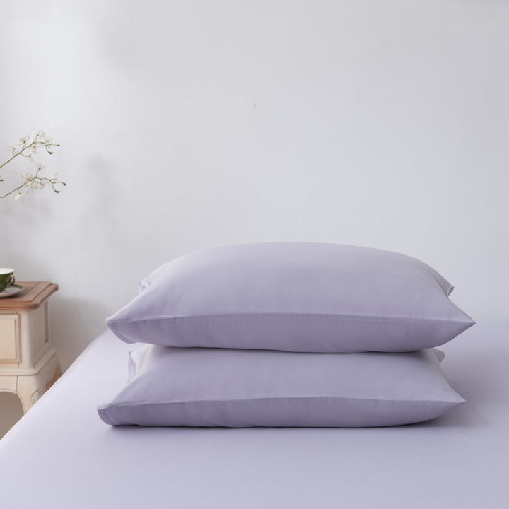 Lilac Bambus Sengesæt 2-personers - 400TC Tanboocel - Lavendel Mist