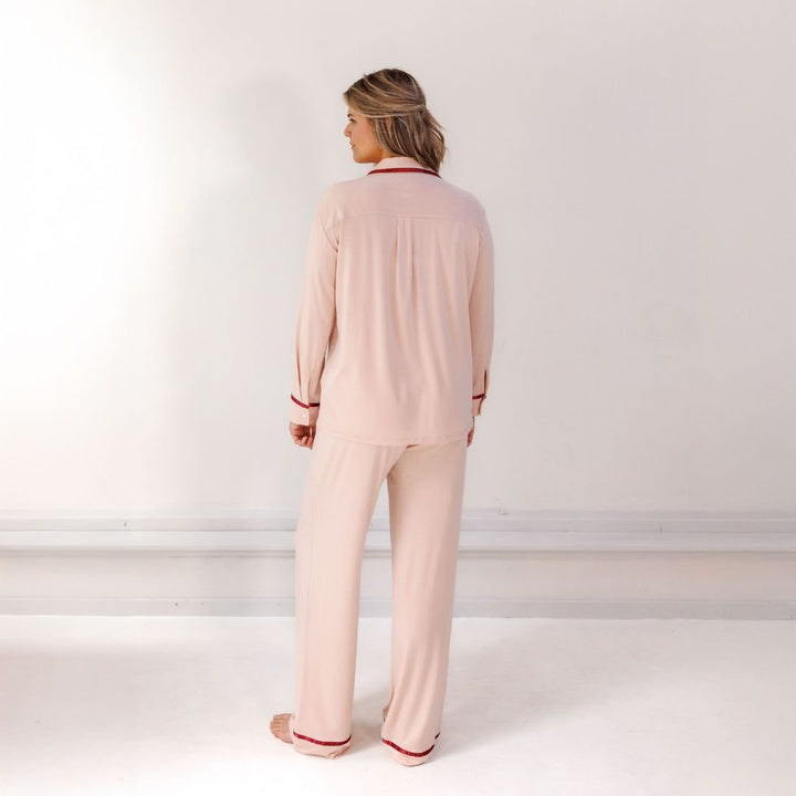 TENCEL™ Pyjamassæt Lang Dames Powder Peach