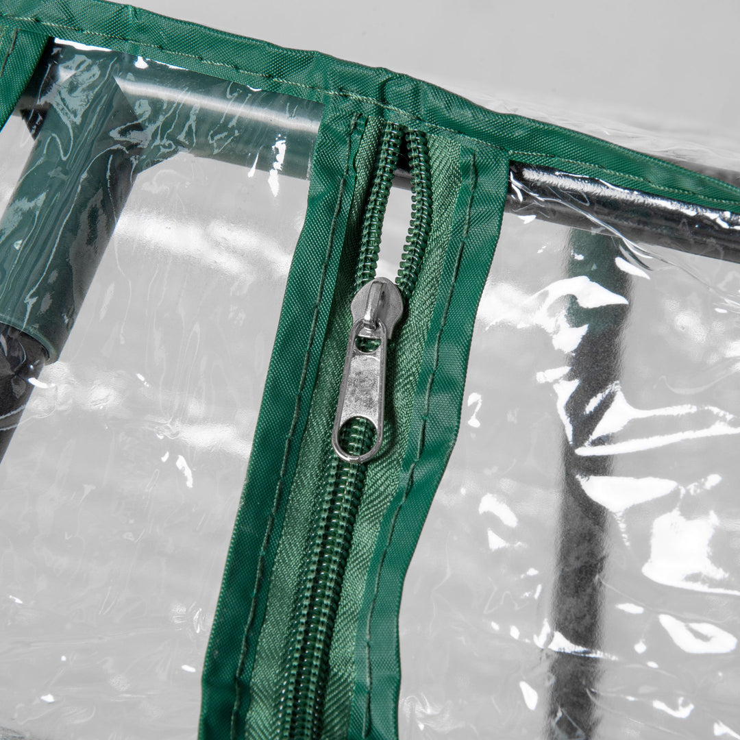 Drivhus med vindue, pe-netfilm, stålfilmdrivhus, drivhus til altan, have, tomathus 120x60x60cm, tomatdrivhus til grøntsager, blomster, planter, gennemsigtig