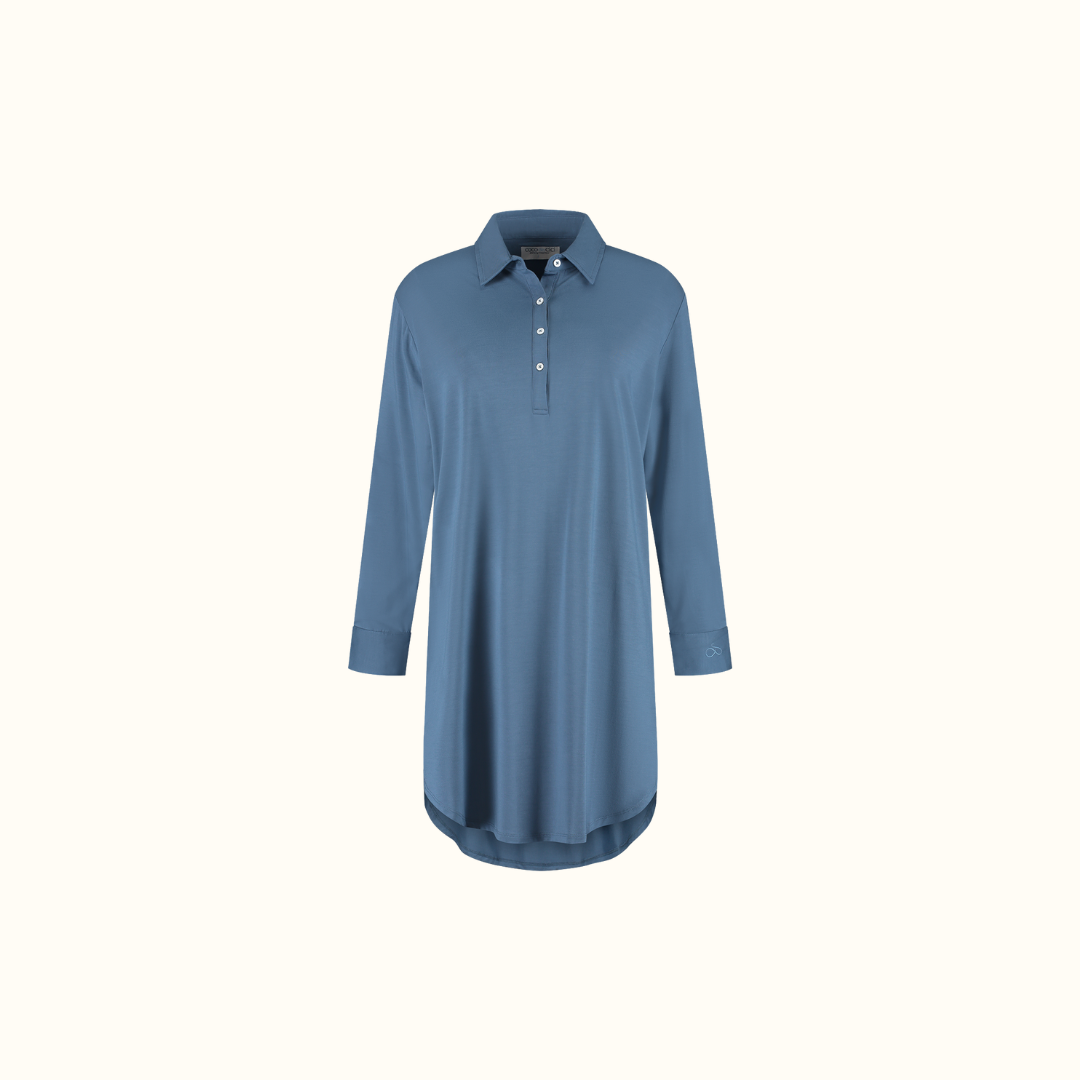 TENCEL™ Natkjole Dame Mørkeblå