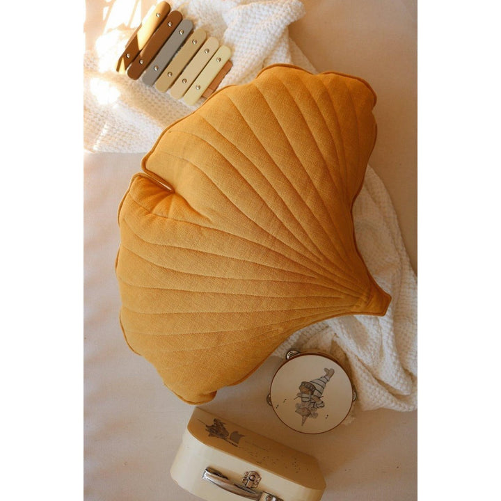 "Mango" linned Ginkgo Leaf Pude