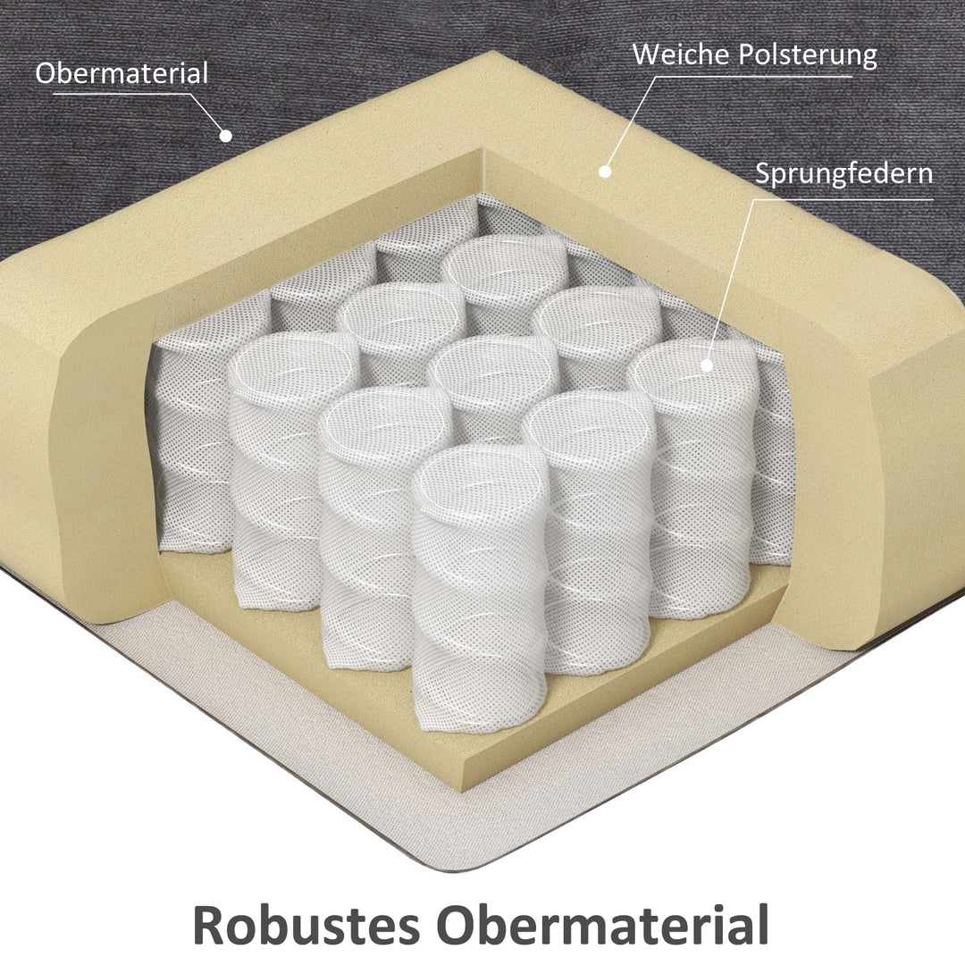 Hvilestol til seniorer med fjernbetjening, 144 cm x 91 cm x 88 cm, mørkegrå