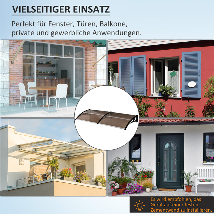 Overdækning. 75 x 195 x 23 cm, uv-bestandig, vandafvisende, brun