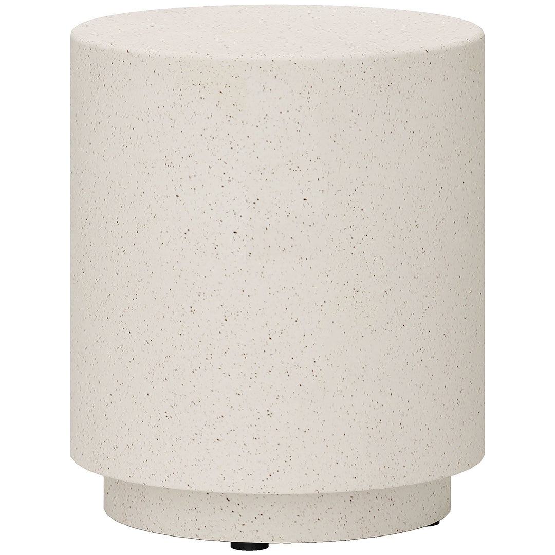 Sidebord i betonlook 37 cm x 37 cm x 43 cm Uorganisk malmpulver Grå