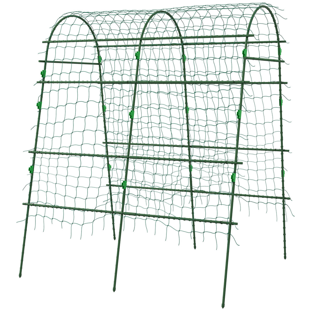 Stor espalierbue, fuglebeskyttelsesnet, nem montering, metal, 144 x 167 x 206 cm