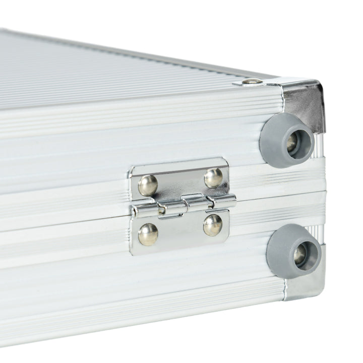 Casinotilbehør og chips pokersæt med chips pokerchipkasse, inklusive base, sæt med 300 chips, 2 sæt kort, 5 terninger