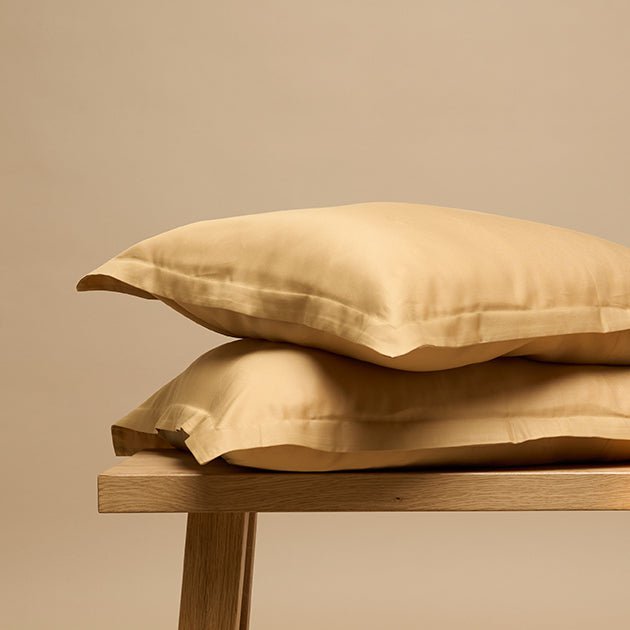 TENCEL™ Twill Pudebetræk Okkergul