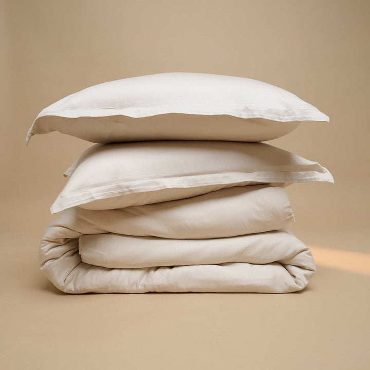 TENCEL™ - Twill Dynebetræk Beige