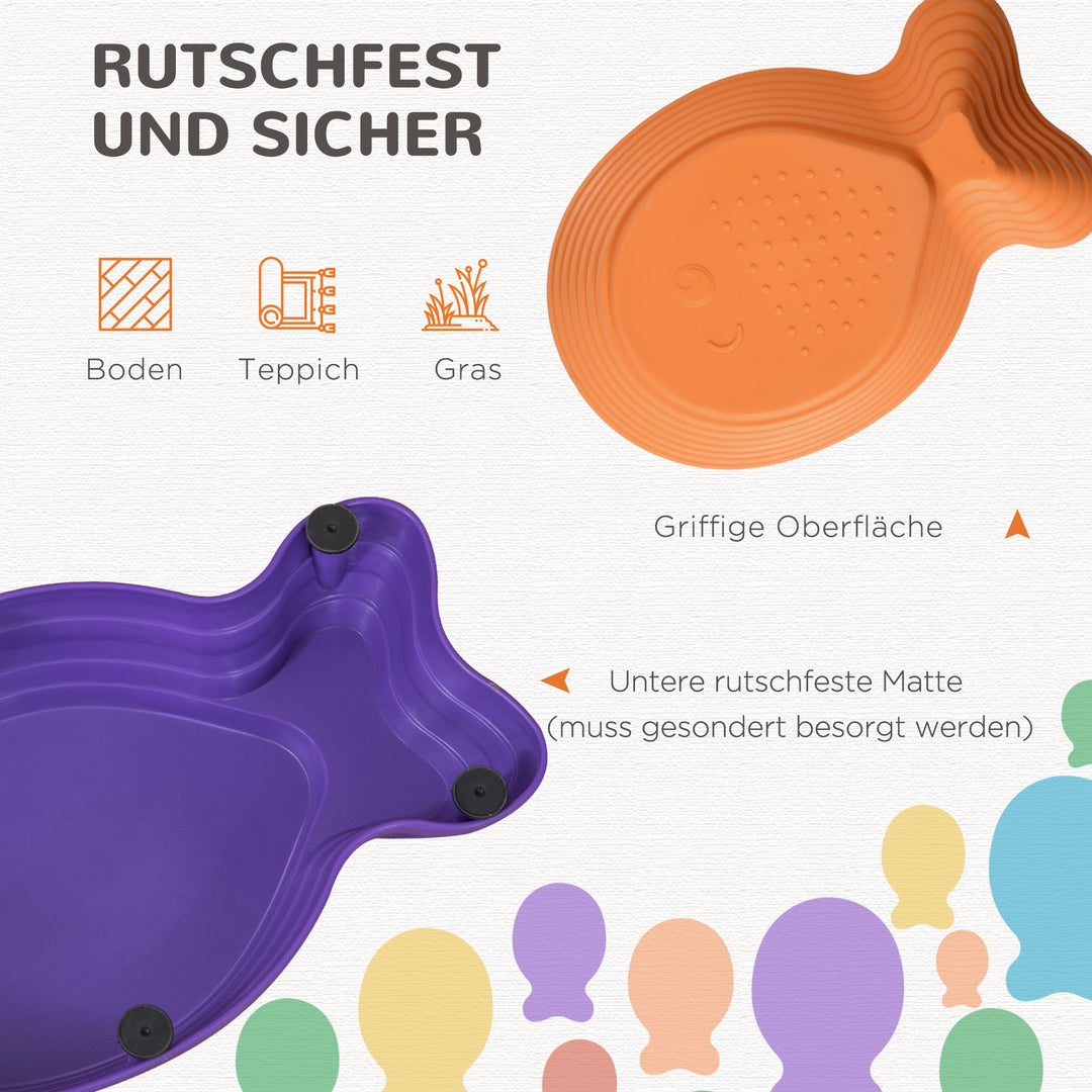 Balance stones, trappesten, 11 stykker, stabelbare, skridsikre, robuste, til indendørs og udendørs brug, belastningsevne op til 100 kg