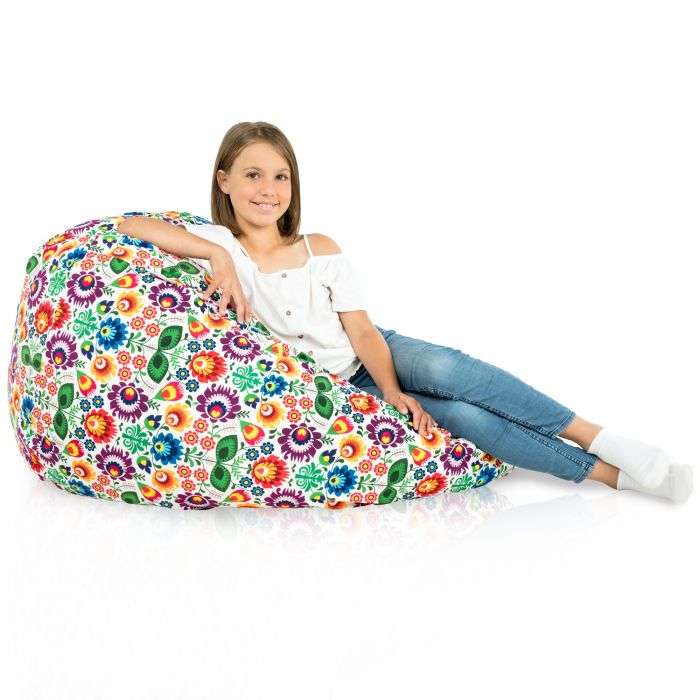 Large Bean Bag Chair XL - Premium Printed Fabric