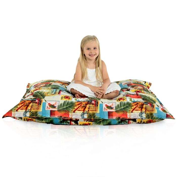 Large Floor Cushion XL for Kids - Premium Printed Fabric
