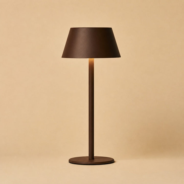 Milou Mocha Brown genopladelig bordlampe