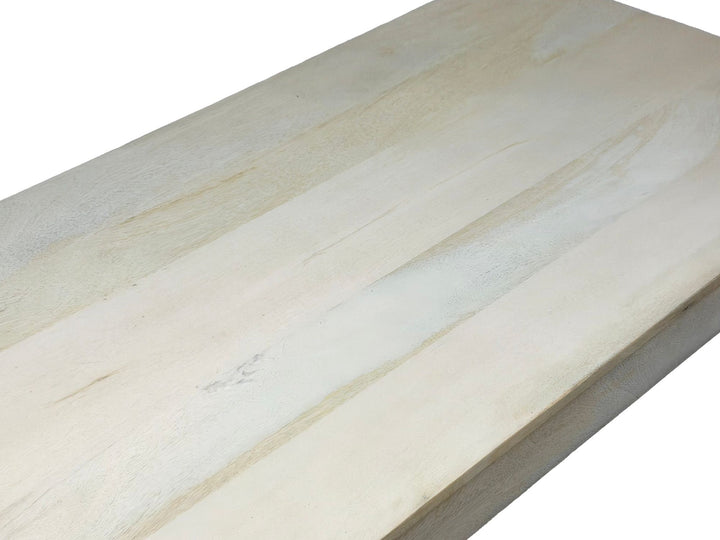Rektangulært Spisebord 120x60 cm i Massivt Mangotræ White Wash – Designbord