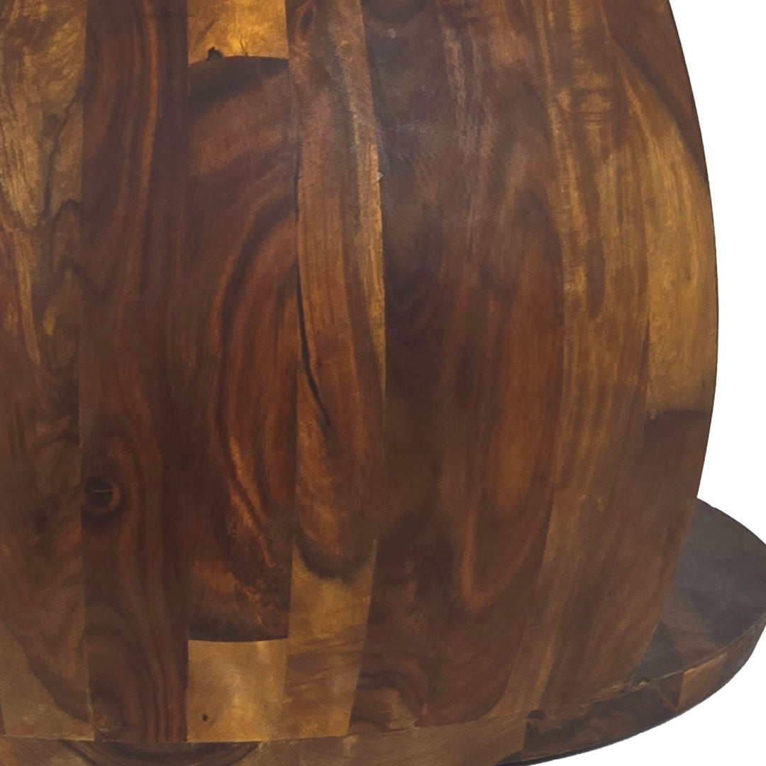 Sofabord 60x60x36 cm massivt sheeshamtræ