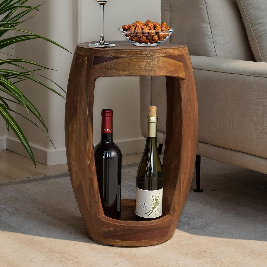 Sidebord 30x30x45 cm massivt sheeshamtræ