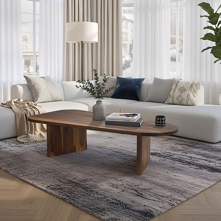 Sofabord 120x60x32 cm massivt sheeshamtræ