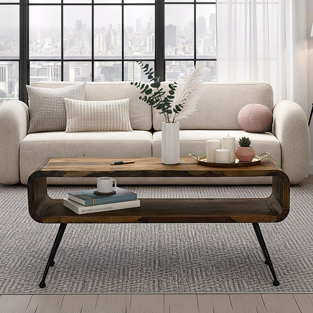 Opbevaringsskammel – Ø 40 x H 45 cm, rund stofopbevaringsskammel med boho-design