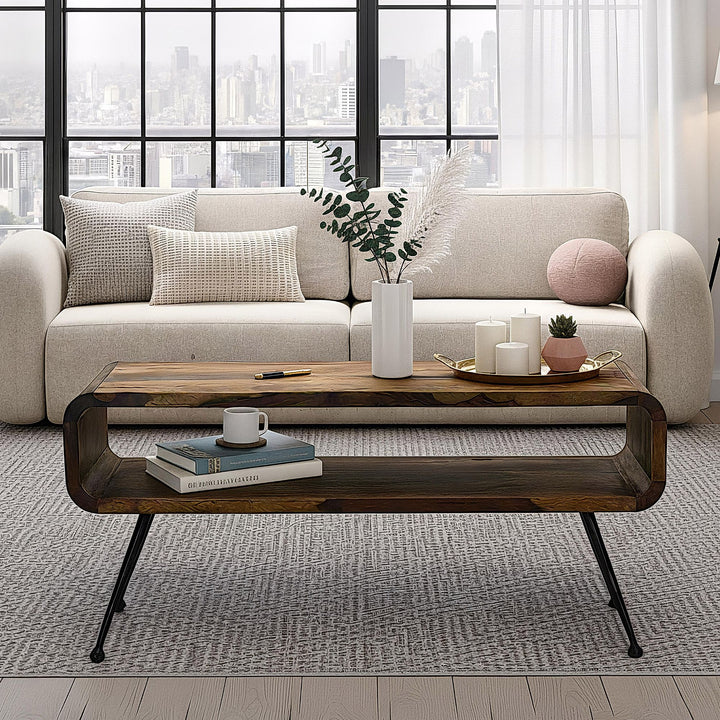 Opbevaringsskammel – Ø 40 x H 45 cm, rund stofopbevaringsskammel med boho-design