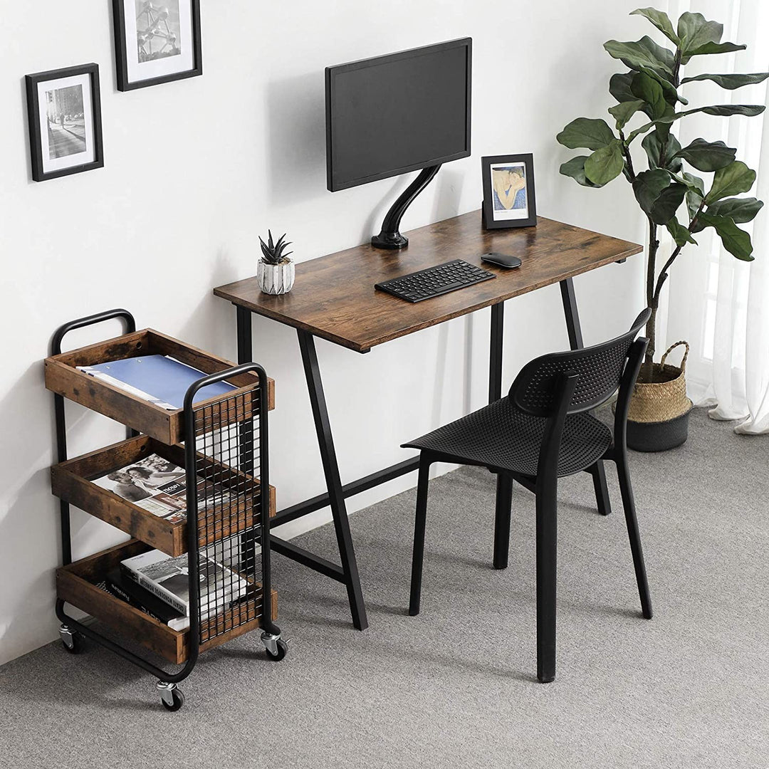 OSKAR skrivebord – funktionelt design i rustik loftstil