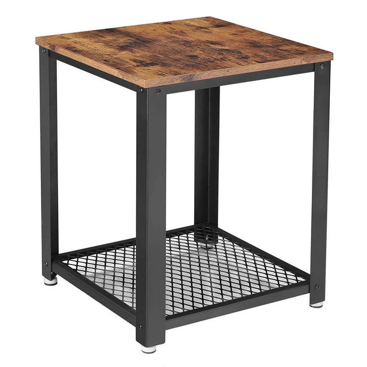 Sidebord i industriel stil, 45 x 45 x 55 cm