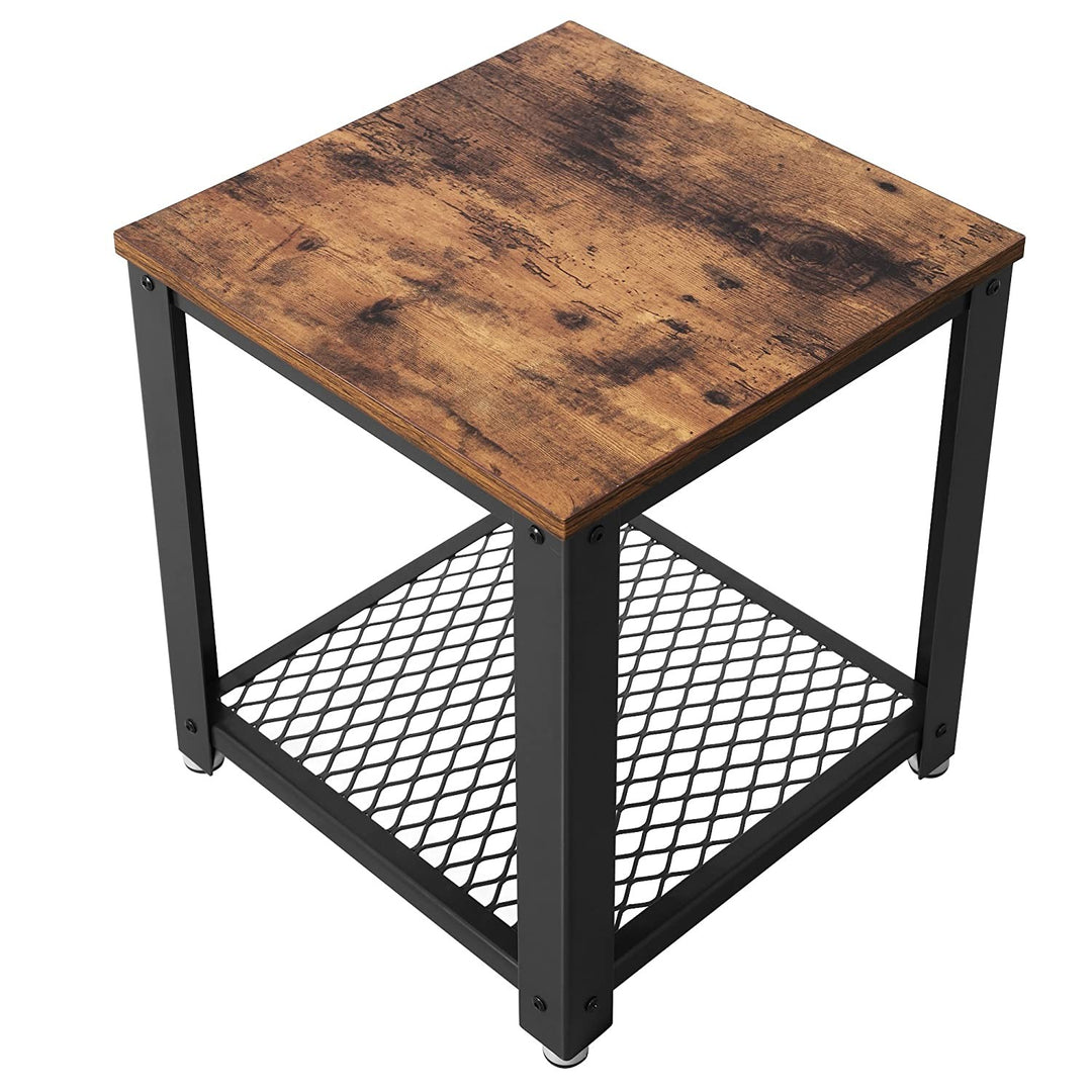 Sidebord i industriel stil, 45 x 45 x 55 cm