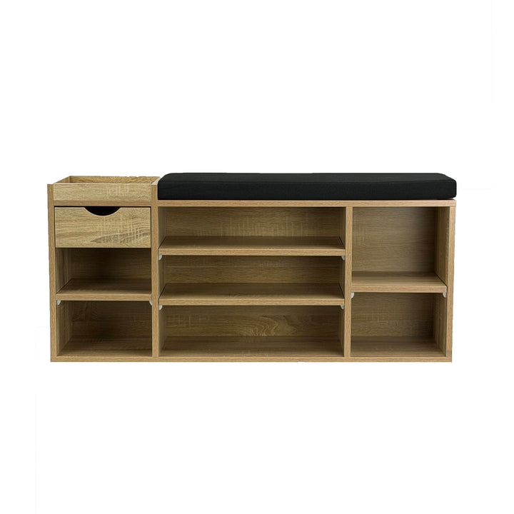 Skobænk med sædehynde – Sonoma Oak 100 cm