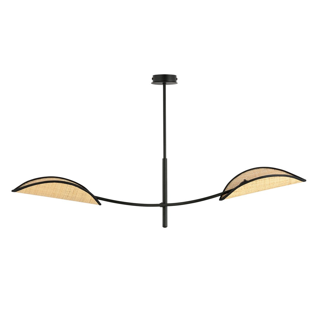 LOTUS 2 BLACK/RATTAN
