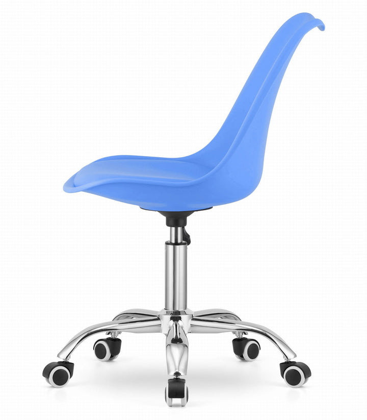 OSKAR ALBA kontorstol – ergonomisk komfort i moderne blå