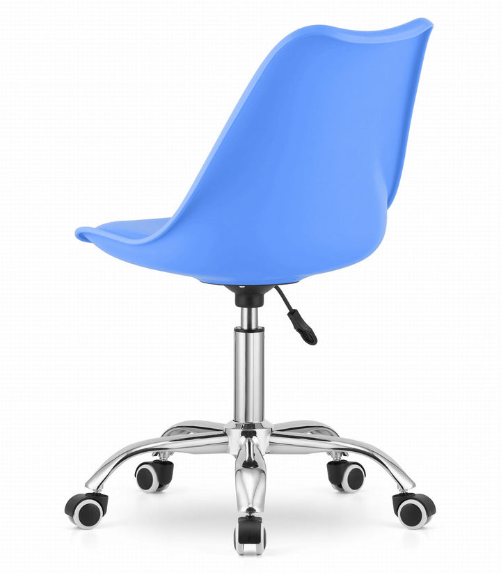 OSKAR ALBA kontorstol – ergonomisk komfort i moderne blå
